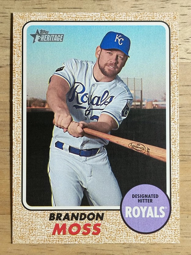 2017 Topps Heritage #612 Brandon Moss