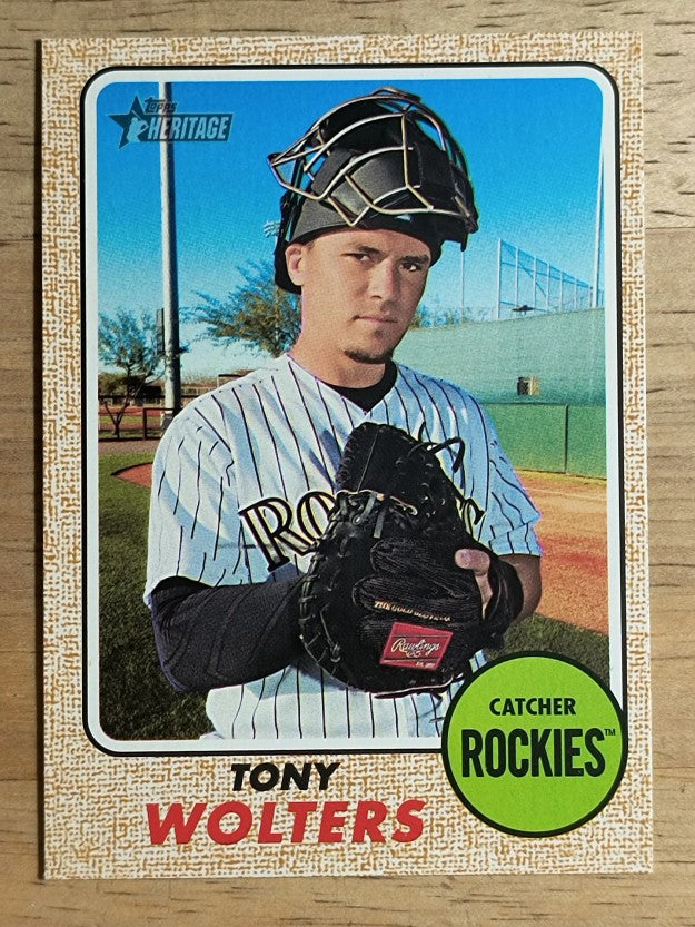 2017 Topps Heritage #628 Tony Wolters