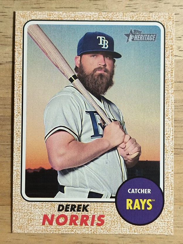 2017 Topps Heritage #631 Derek Norris