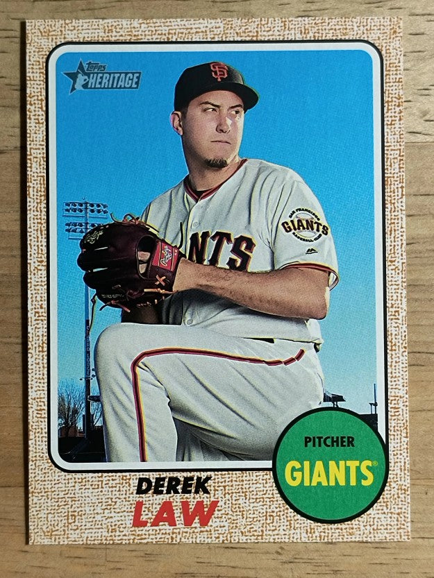 2017 Topps Heritage #661 Derek Law