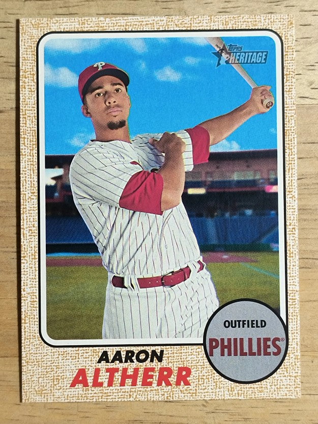 2017 Topps Heritage #667 Aaron Altherr