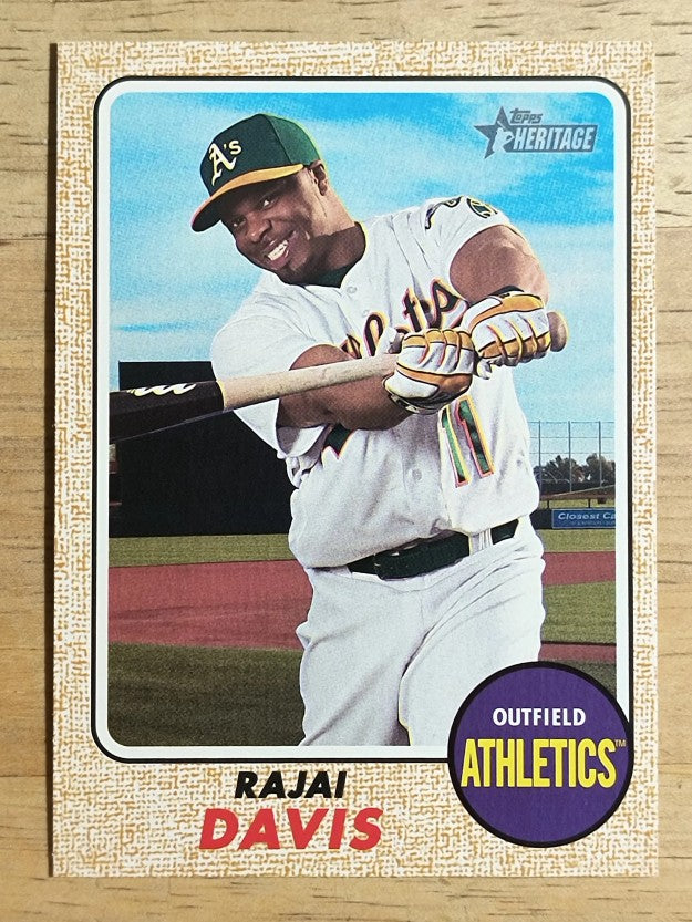 2017 Topps Heritage #671 Rajai Davis