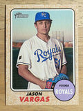 2017 Topps Heritage #689 Jason Vargas