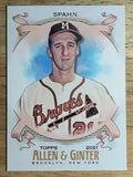 2021 Topps Allen and Ginter #59 Warren Spahn
