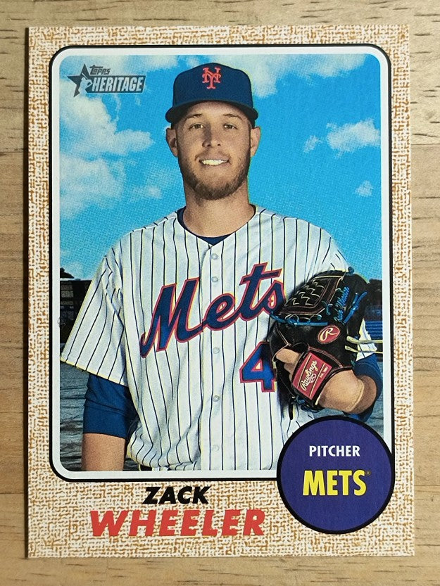 2017 Topps Heritage #708 Zack Wheeler SP