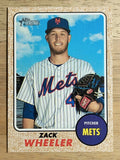 2017 Topps Heritage #708 Zack Wheeler SP