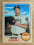 2017 Topps Heritage #724 Trevor Cahill SP