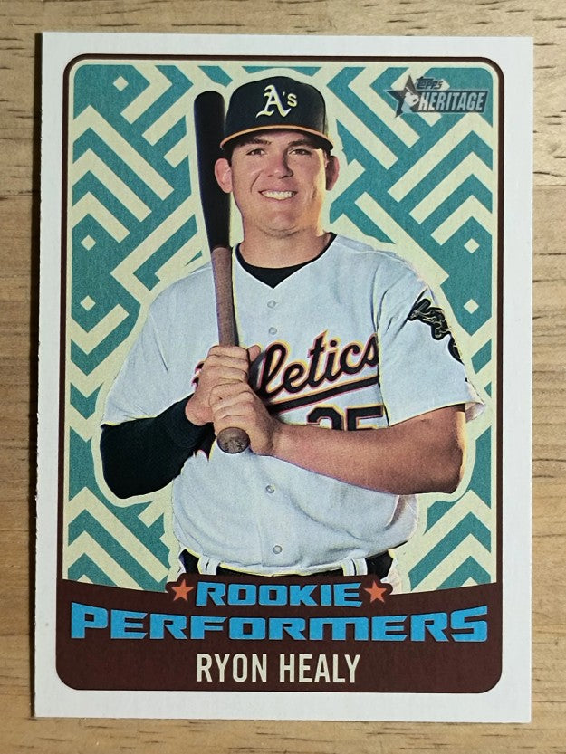 2017 Topps Heritage Rookie Performers #RPRH Ryon Healy