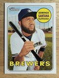 2018 Topps Heritage #13 Domingo Santana