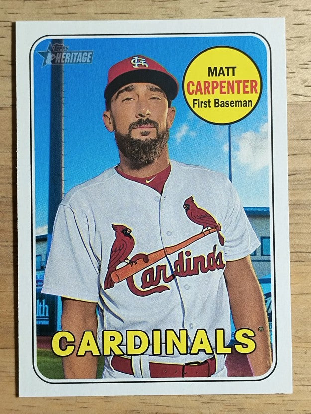 2018 Topps Heritage #18 Matt Carpenter