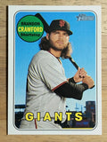 2018 Topps Heritage #51 Brandon Crawford