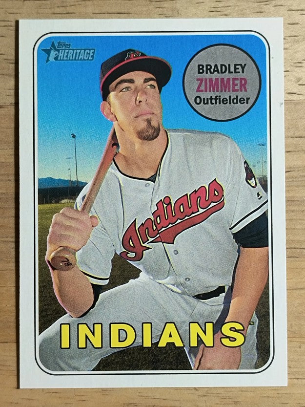 2018 Topps Heritage #61 Bradley Zimmer