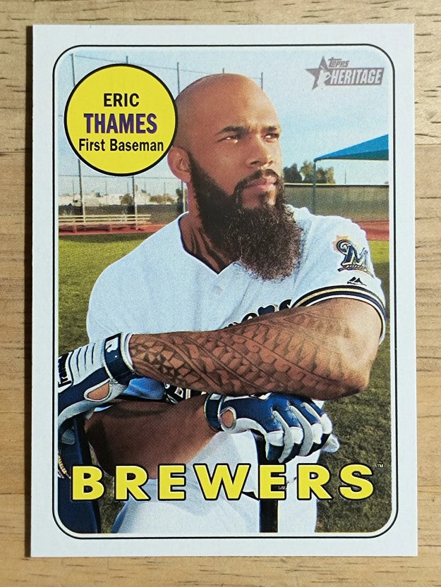 2018 Topps Heritage #62 Eric Thames