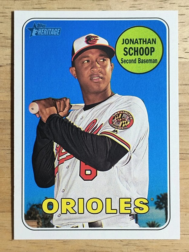 2018 Topps Heritage #75 Jonathan Schoop