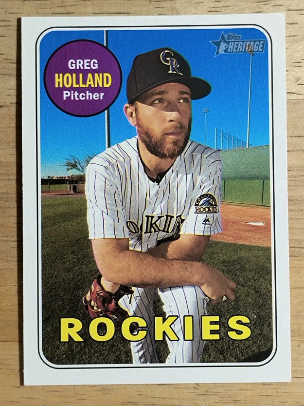 2018 Topps Heritage #76 Greg Holland