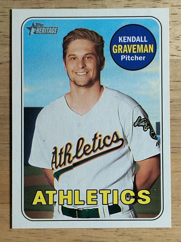 2018 Topps Heritage #115 Kendall Graveman