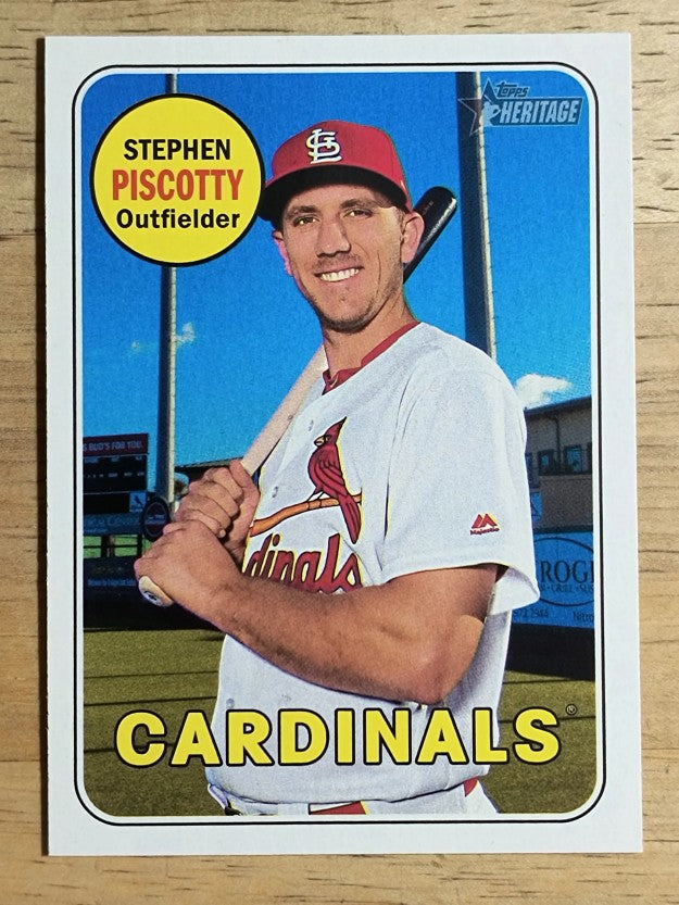 2018 Topps Heritage #116 Stephen Piscotty
