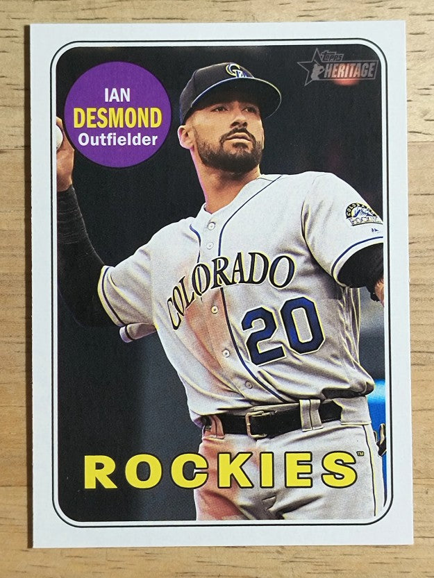 2018 Topps Heritage #122 Ian Desmond