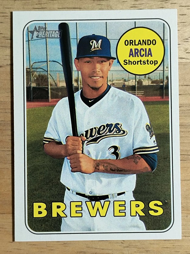 2018 Topps Heritage #155 Orlando Arcia
