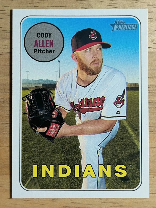 2018 Topps Heritage #157 Cody Allen