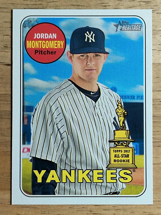 2018 Topps Heritage #180 Jordan Montgomery
