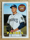 2018 Topps Heritage #190 Dinelson Lamet