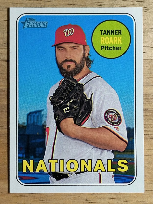 2018 Topps Heritage #192 Tanner Roark