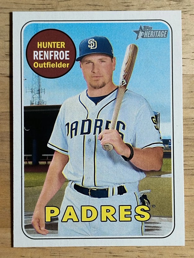 2018 Topps Heritage #198 Hunter Renfroe