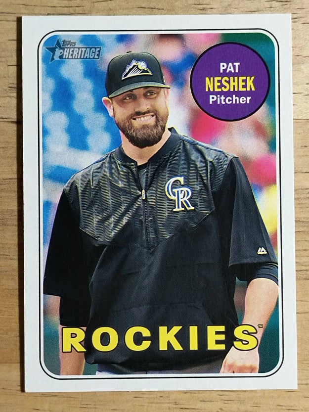 2018 Topps Heritage #200 Pat Neshek