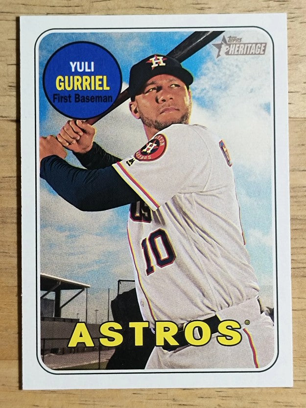 2018 Topps Heritage #208 Yuli Gurriel