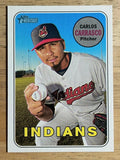2018 Topps Heritage #220 Carlos Carrasco