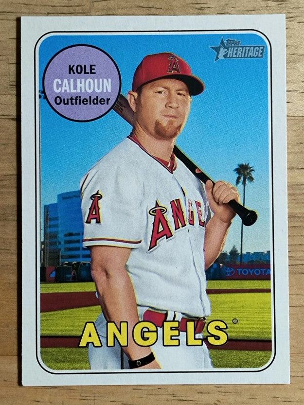 2018 Topps Heritage #231 Kole Calhoun