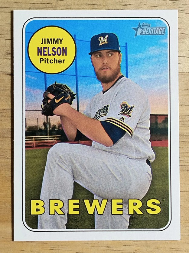2018 Topps Heritage #242 Jimmy Nelson