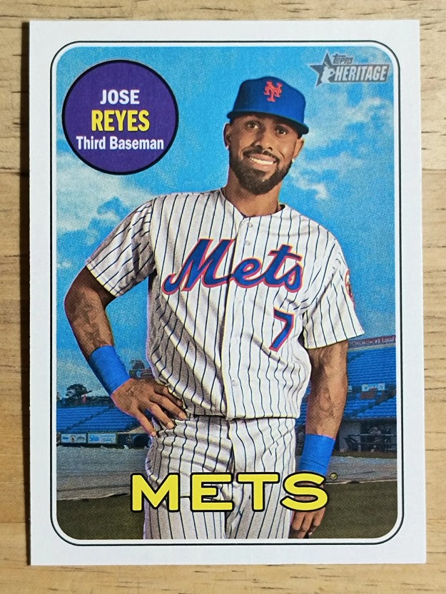 2018 Topps Heritage #246 Jose Reyes
