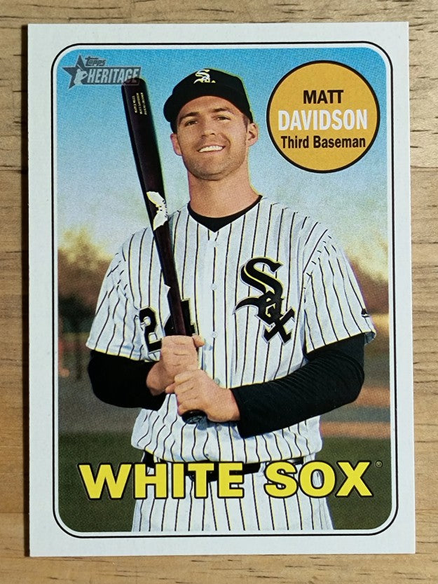 2018 Topps Heritage #252 Matt Davidson