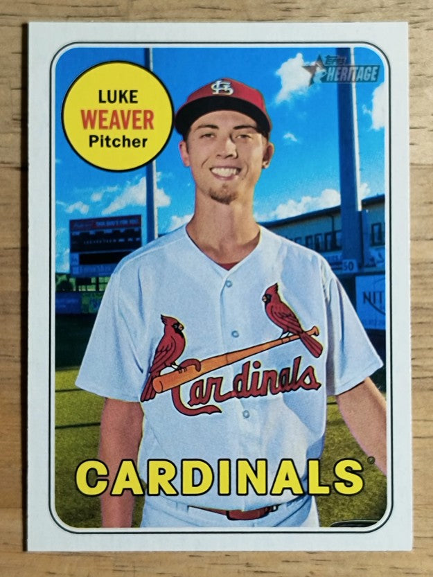 2018 Topps Heritage #253 Luke Weaver