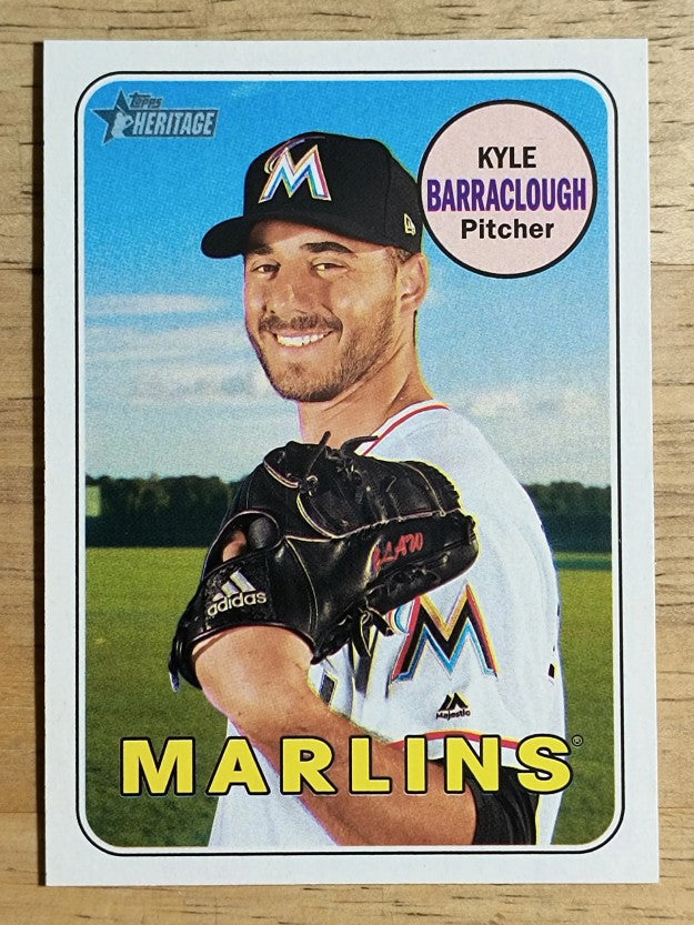 2018 Topps Heritage #261 Kyle Barraclough