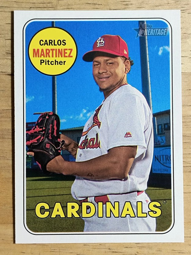 2018 Topps Heritage #265 Carlos Martinez