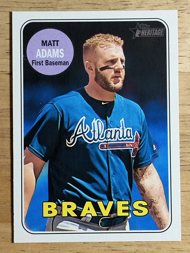2018 Topps Heritage #270 Matt Adams