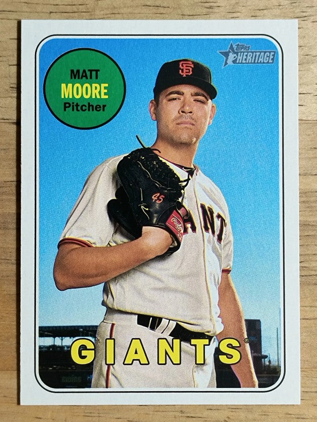2018 Topps Heritage #272 Matt Moore