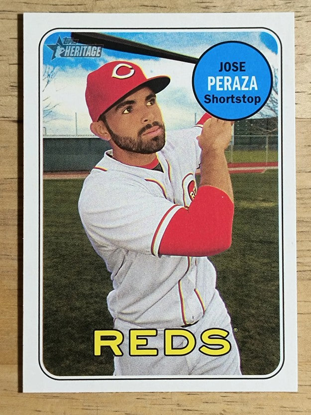 2018 Topps Heritage #279 Jose Peraza