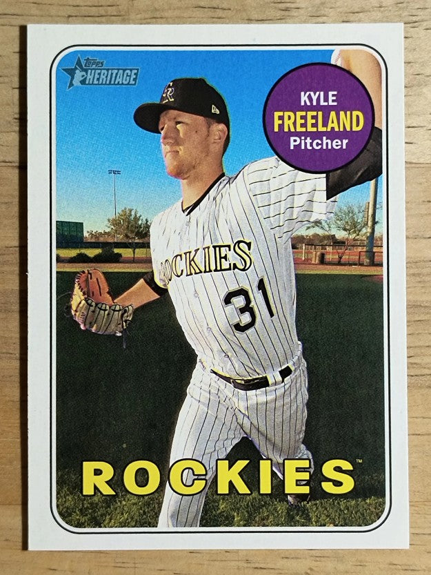 2018 Topps Heritage #310 Kyle Freeland