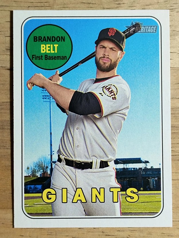 2018 Topps Heritage #319 Brandon Belt