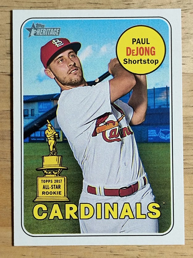 2018 Topps Heritage #320 Paul DeJong