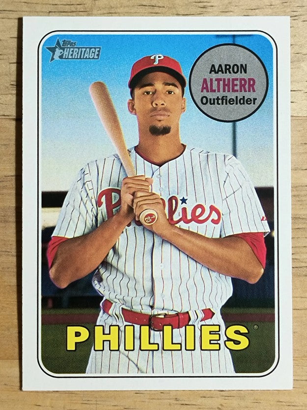 2018 Topps Heritage #329 Aaron Altherr