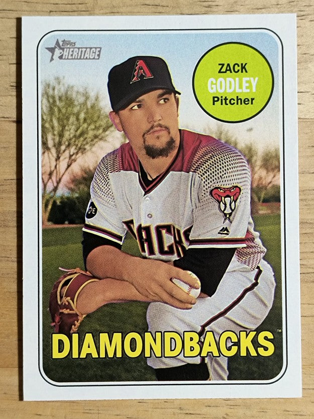 2018 Topps Heritage #334 Zack Godley