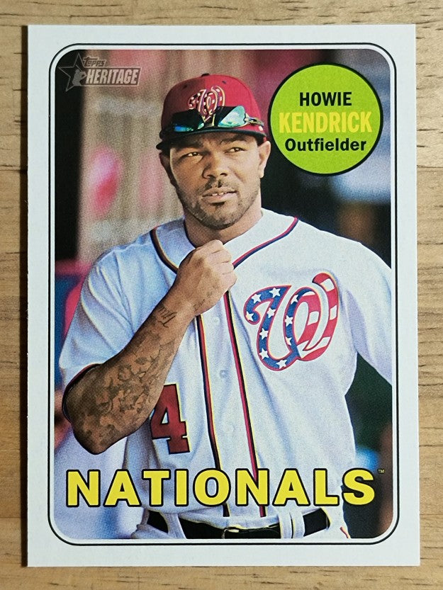 2018 Topps Heritage #336 Howie Kendrick
