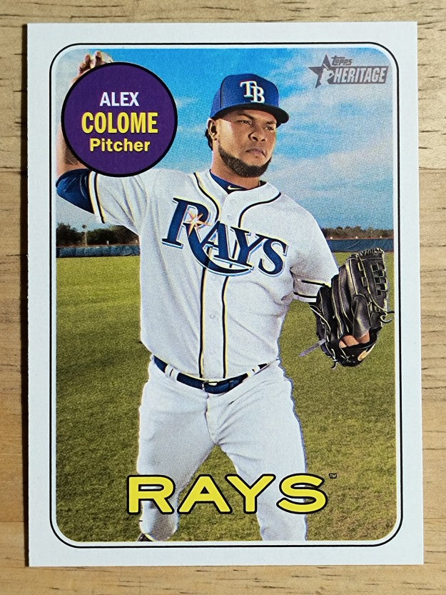 2018 Topps Heritage #338 Alex Colome