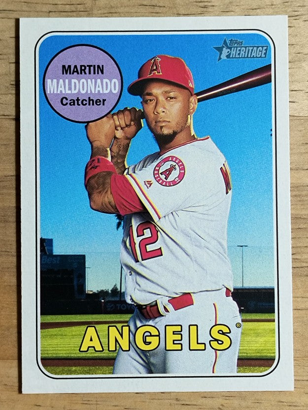 2018 Topps Heritage #343 Martin Maldonado