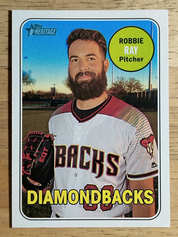 2018 Topps Heritage #345 Robbie Ray